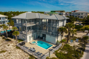vacation rental guest checking cleanliness in Emerald Coast property