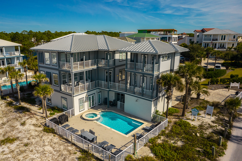 vacation rental guest checking cleanliness in Emerald Coast property