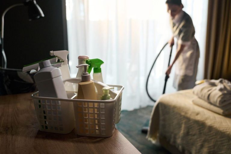 professional cleaning team preparing vacation rental in Santa Rosa Beach