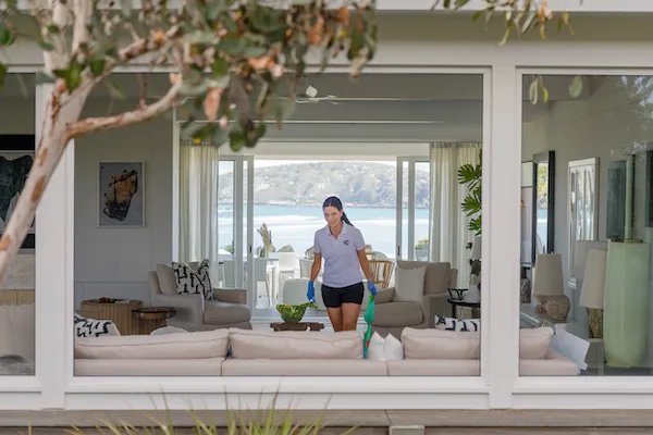 professional cleaning beach house Emerald Coast summer