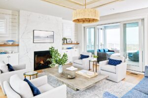 clean coastal home interior in Santa Rosa Beach Florida
