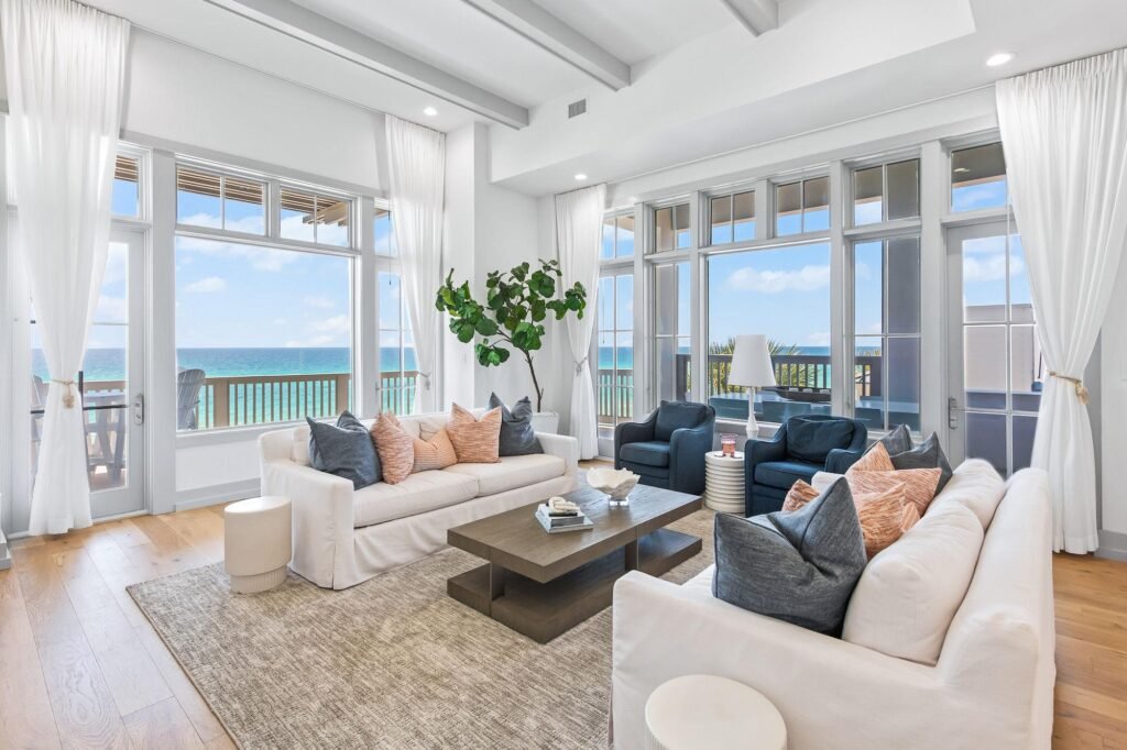 clean coastal vacation home in Santa Rosa Beach Florida prepared for the off-season