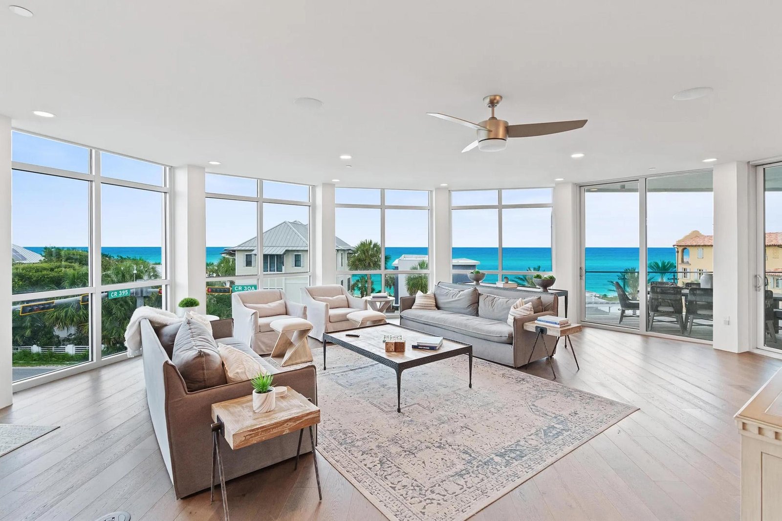 professional cleaner maintaining a coastal vacation rental in Santa Rosa Beach Florida
